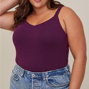 Purple Wide Strap Tank